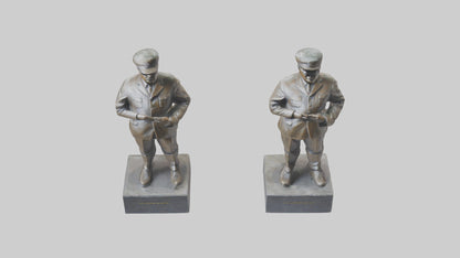 Famous Leader statue model 3D model