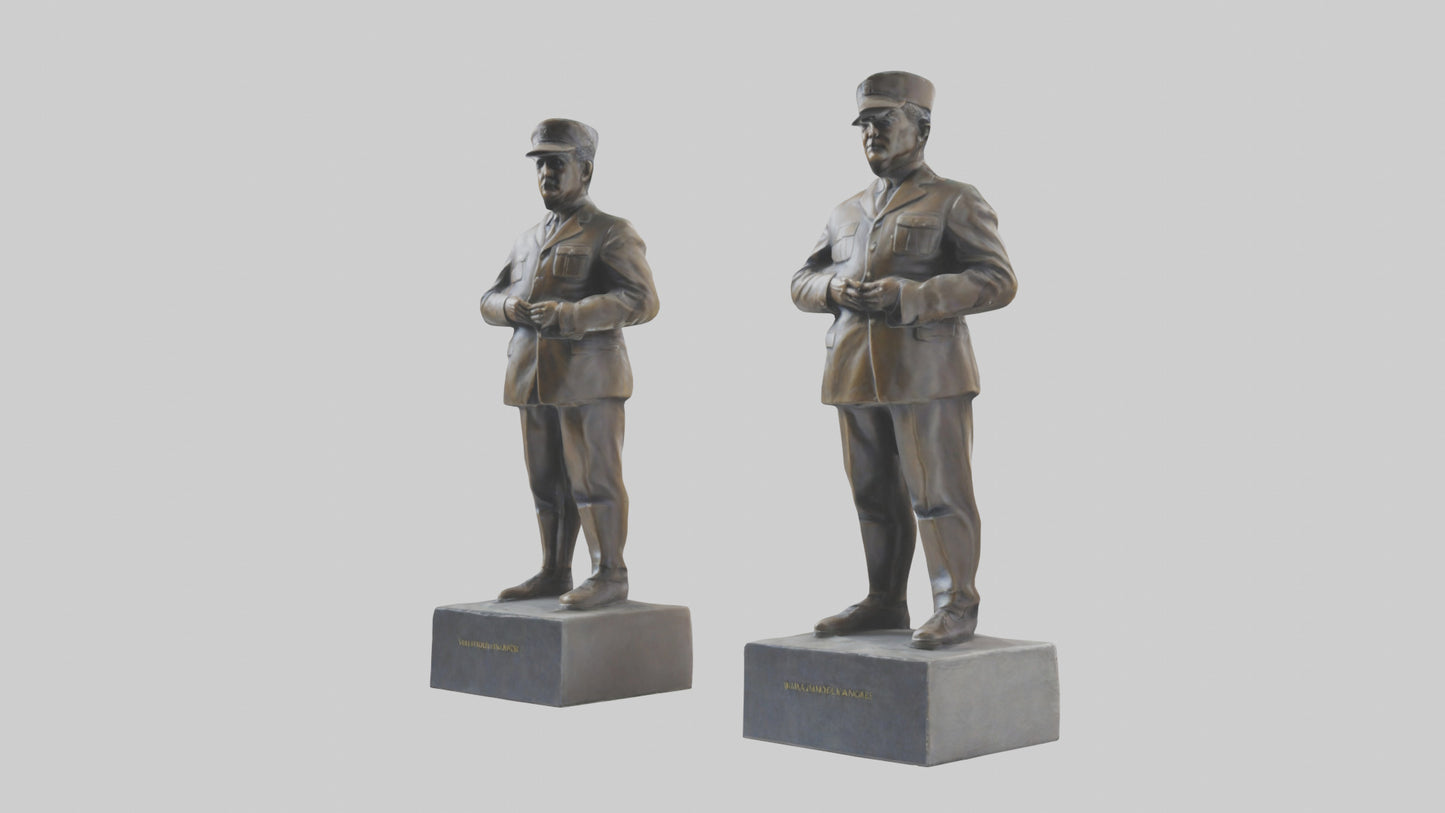 Famous Leader statue model 3D model