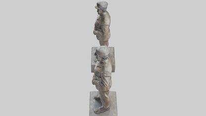 Famous Leader statue model 3D model