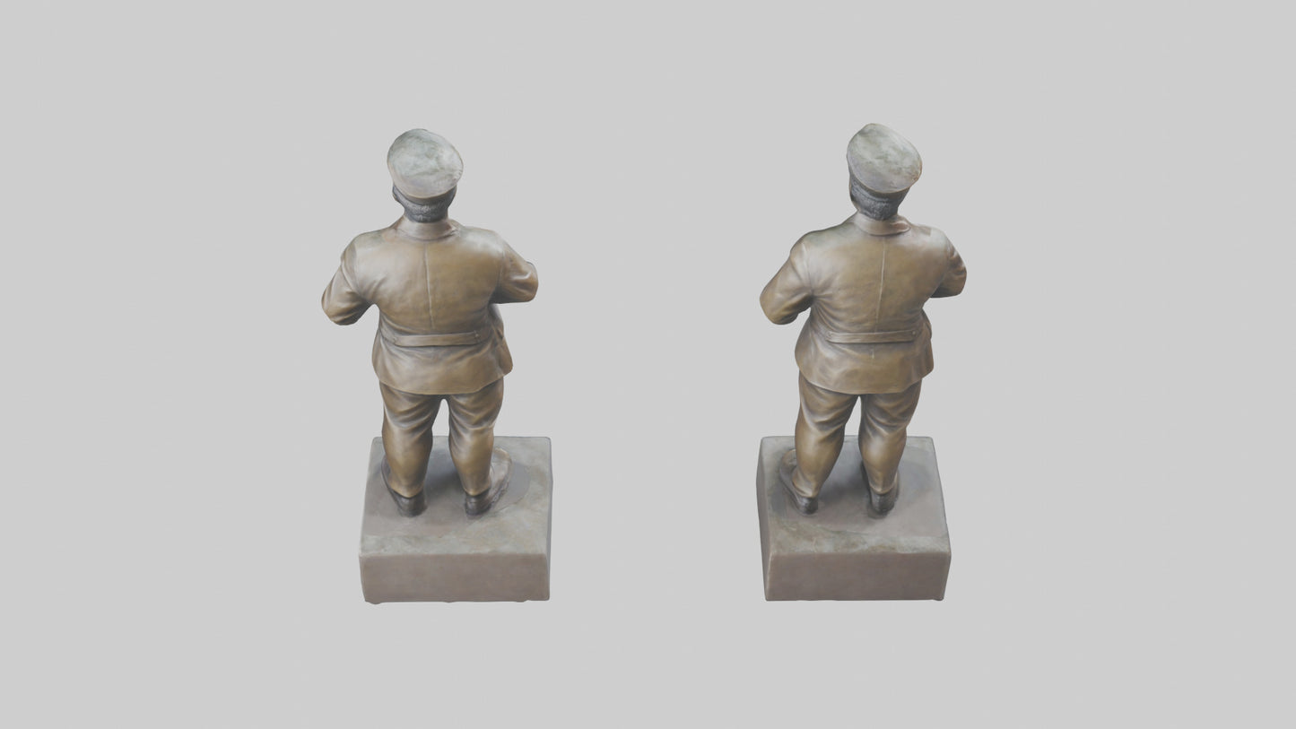 Famous Leader statue model 3D model