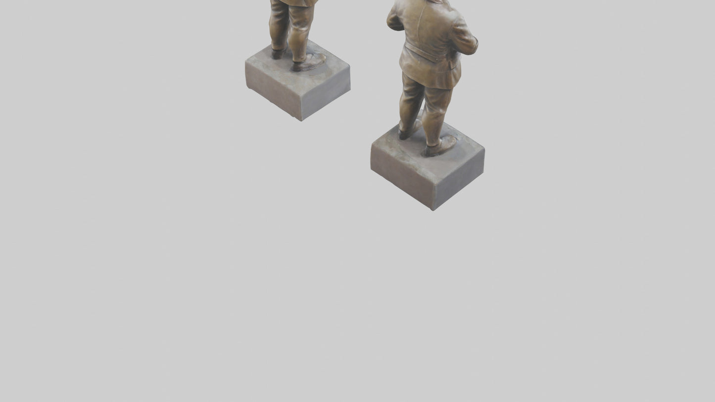 Famous Leader statue model 3D model