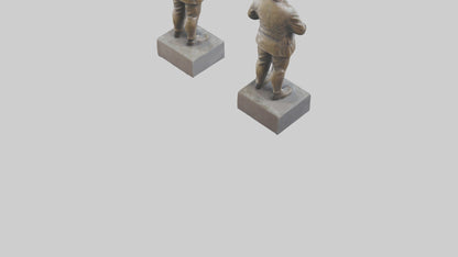 Famous Leader statue model 3D model