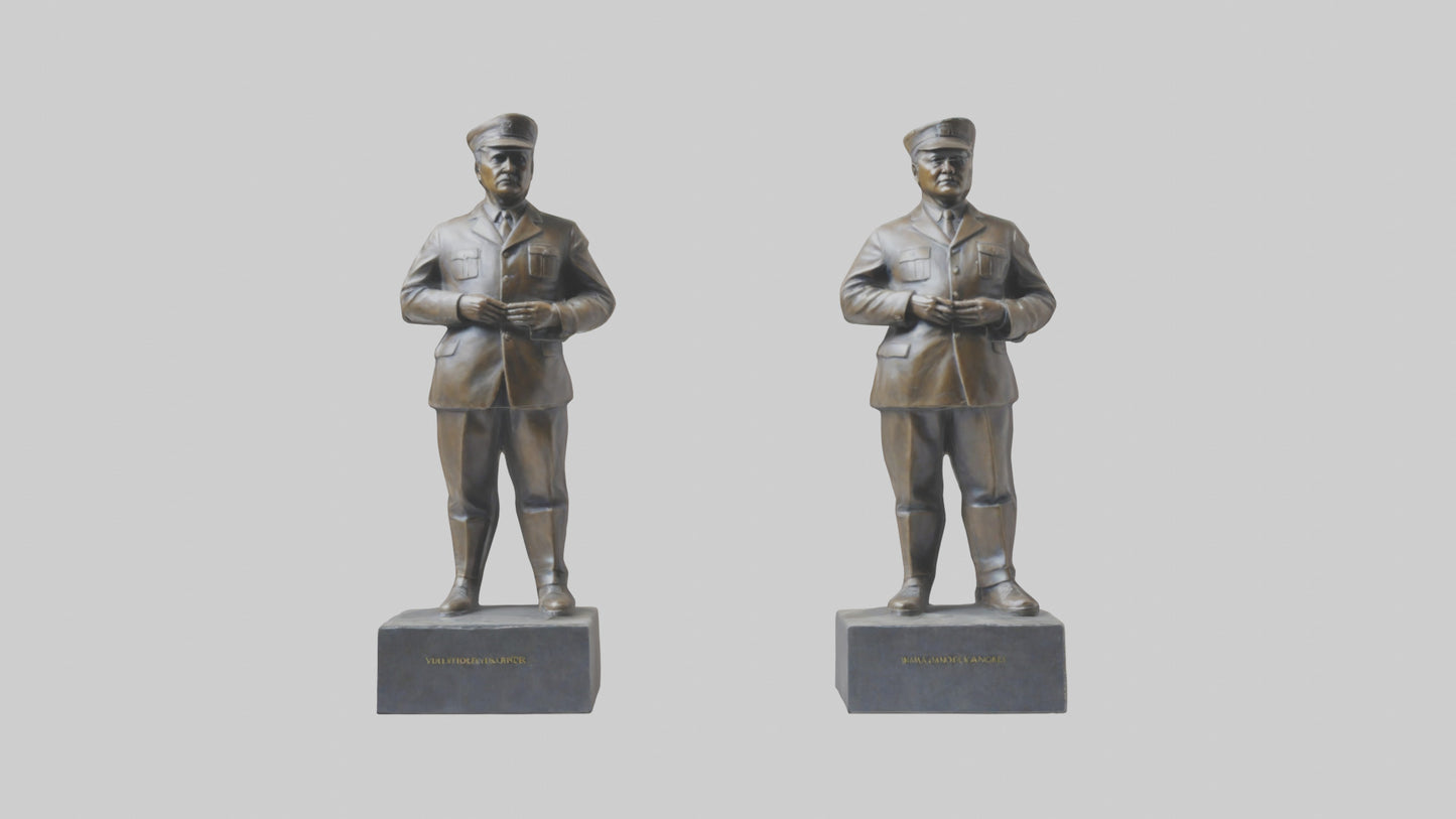 Famous Leader statue model 3D model