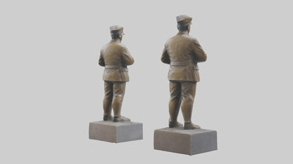Famous Leader statue model 3D model