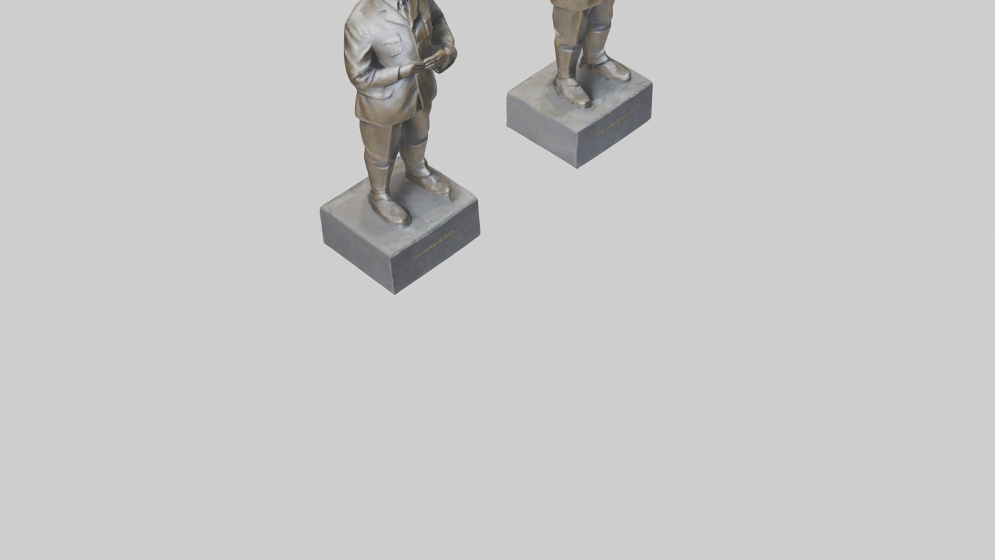 Famous Leader statue model 3D model