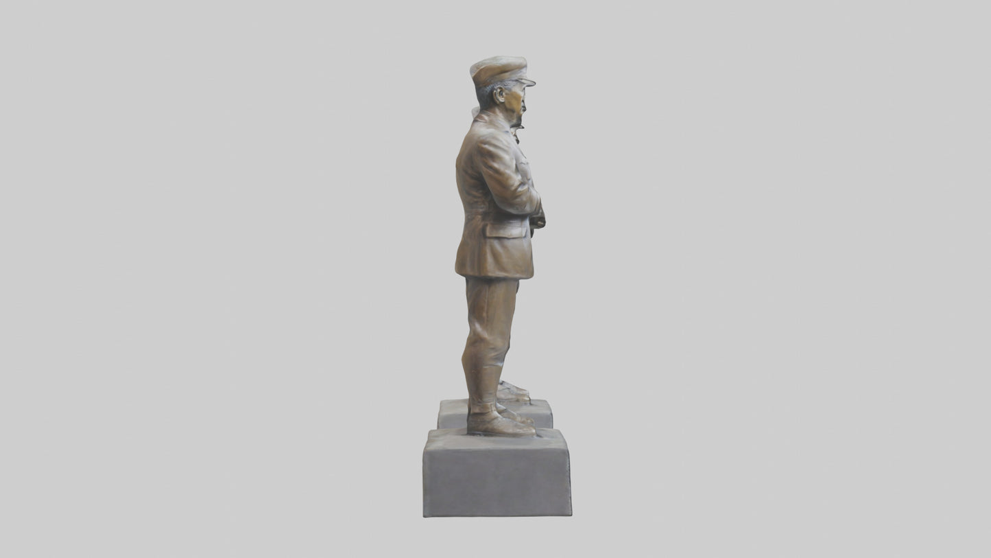 Famous Leader statue model 3D model