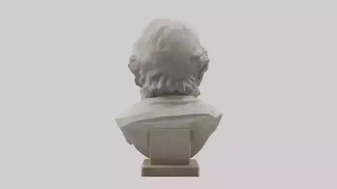 Famous Philosopher Bust model 3D model