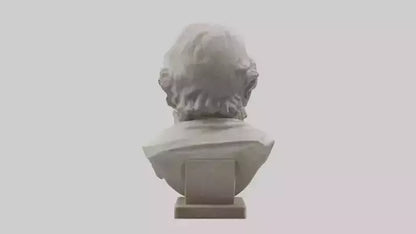 Famous Philosopher Bust model 3D model