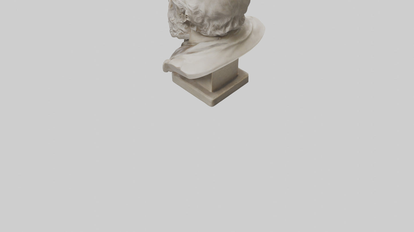 Famous Philosopher Bust model 3D model