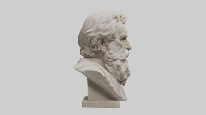 Famous Philosopher Bust model 3D model