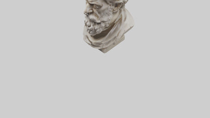 Famous Philosopher Bust model 3D model