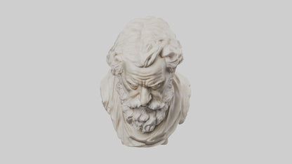 Famous Philosopher Bust model 3D model