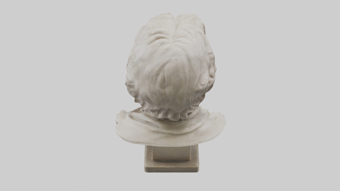 Famous Philosopher Bust model 3D model