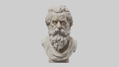 Famous Philosopher Bust model 3D model
