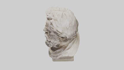 Famous Philosopher Bust model 3D model