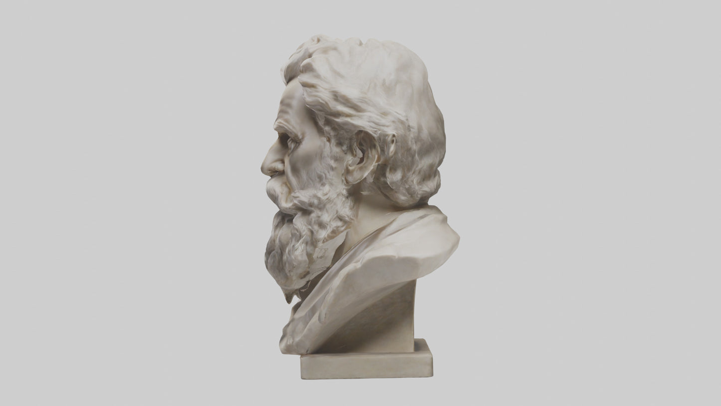 Famous Philosopher Bust model 3D model