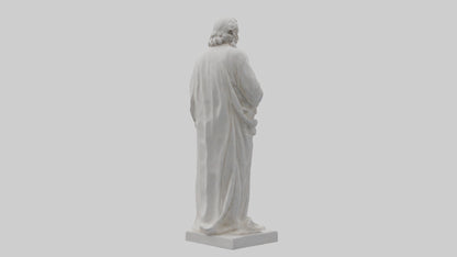 Famous philosopher statue model 3D model