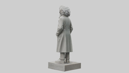 Famous Scientist statue model 3D model