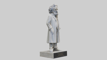 Famous Scientist statue model 3D model