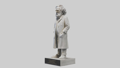 Famous Scientist statue model 3D model