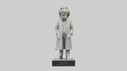 Famous Scientist statue model 3D model