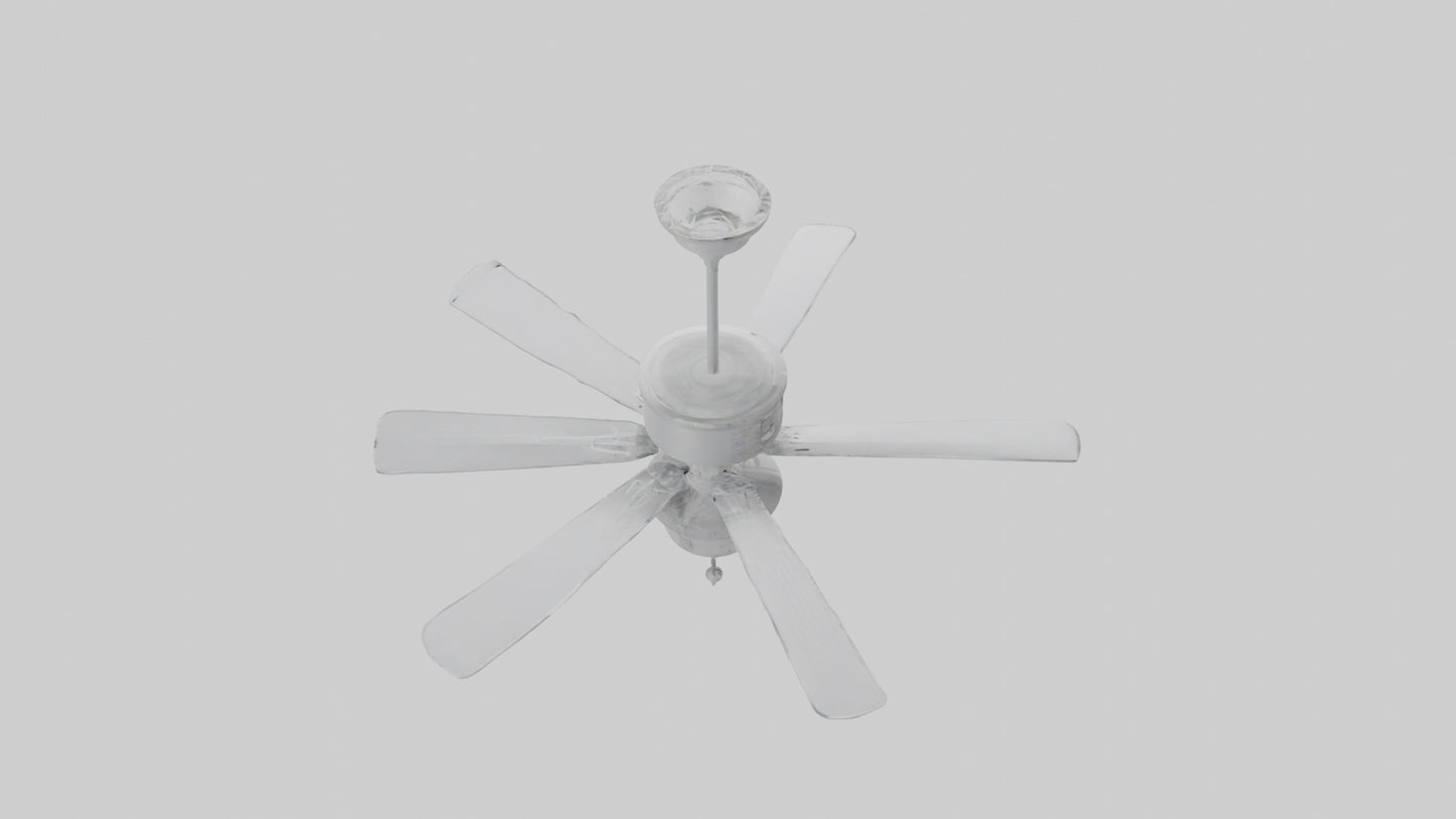 Fan model VR / AR / low-poly