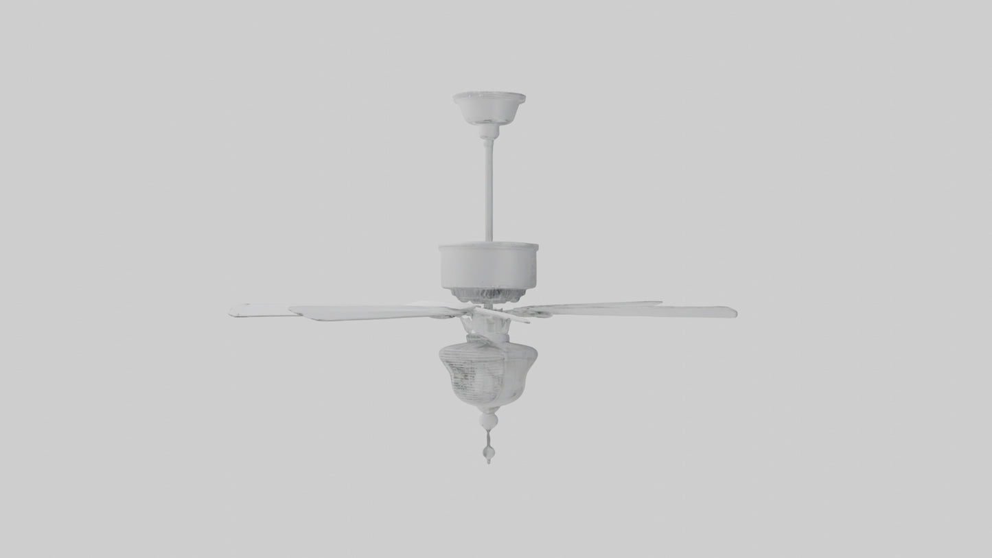 Fan model VR / AR / low-poly