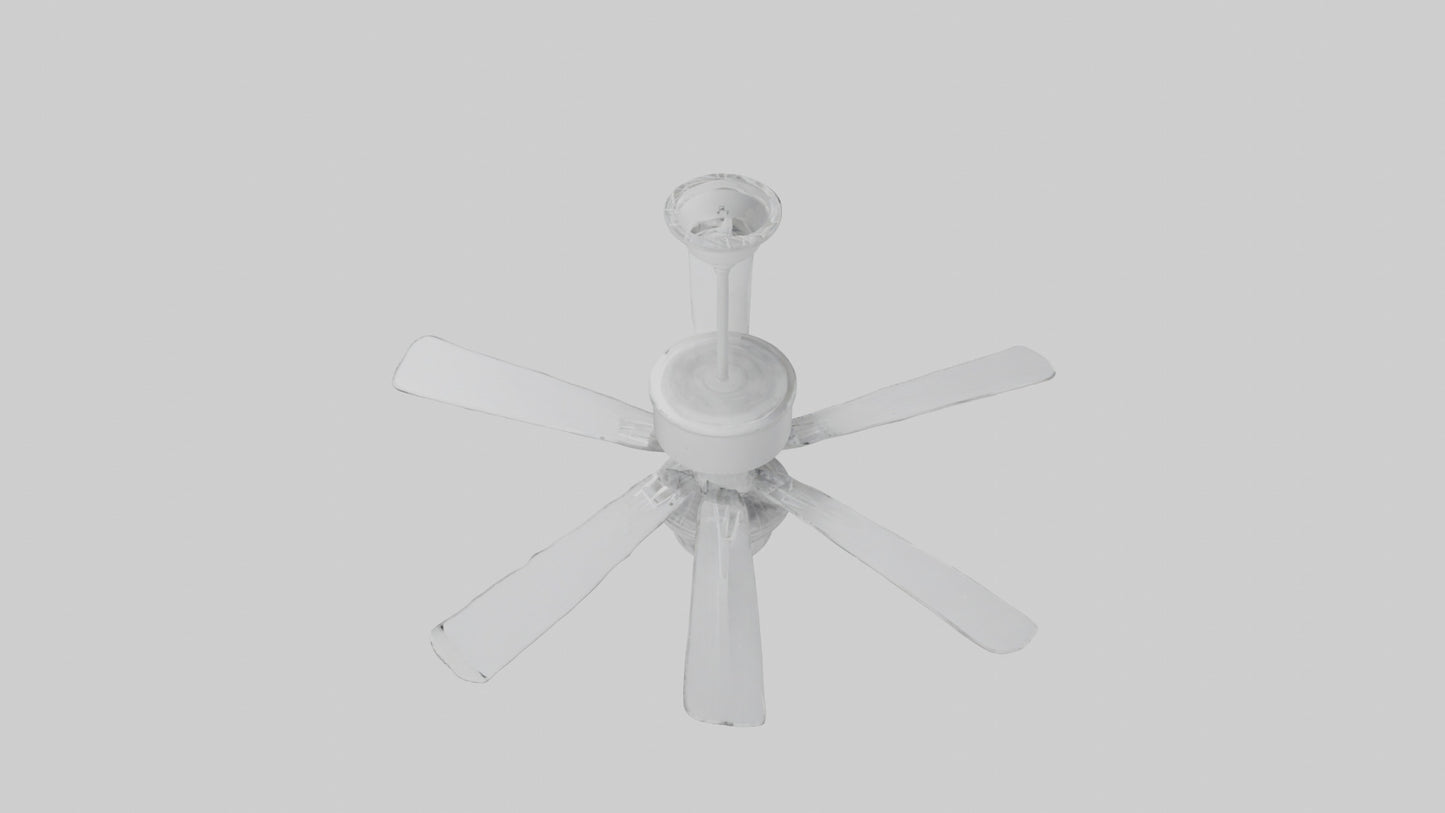 Fan model VR / AR / low-poly