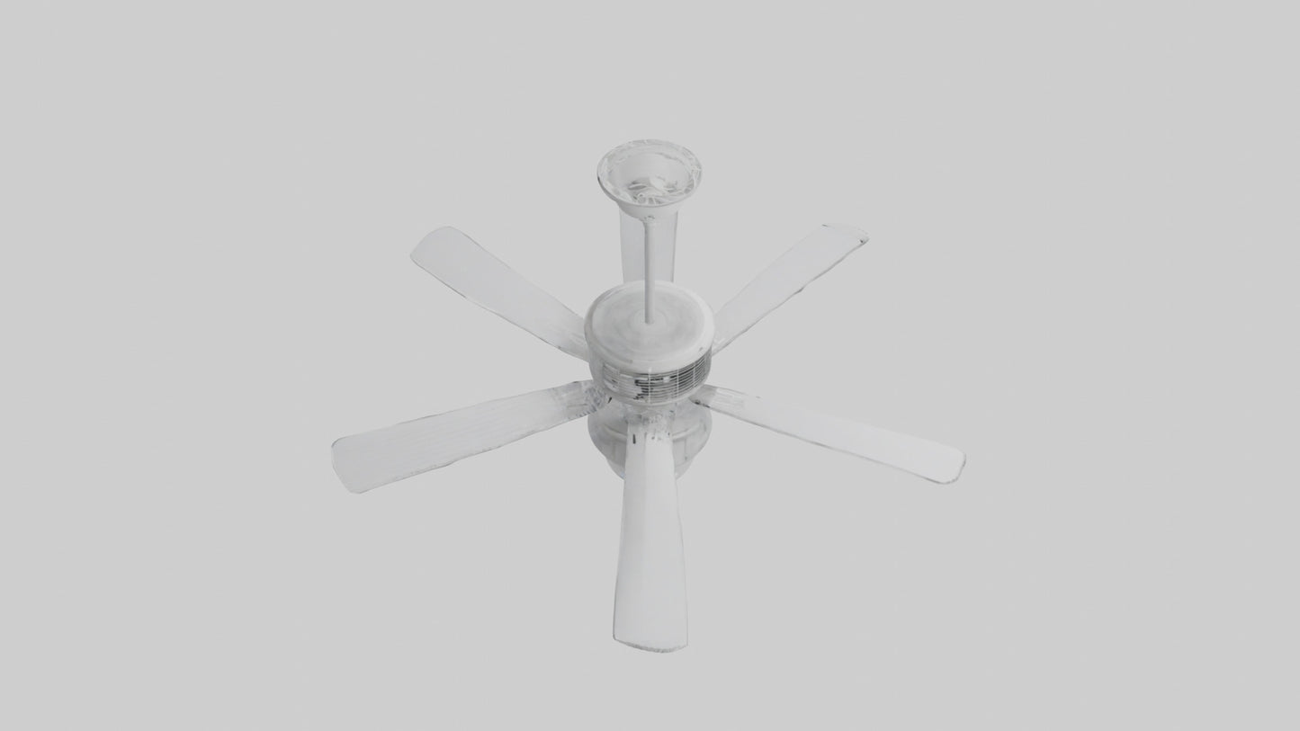 Fan model VR / AR / low-poly