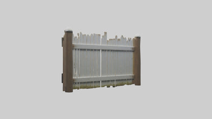 3D model Farmfence Model VR / AR / low-poly