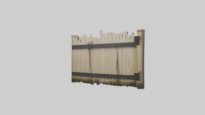 3D model Farmfence Model VR / AR / low-poly