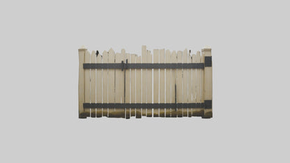 3D model Farmfence Model VR / AR / low-poly