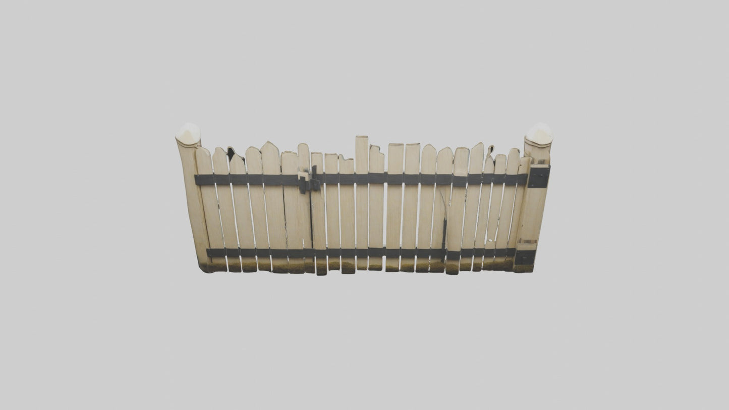 3D model Farmfence Model VR / AR / low-poly