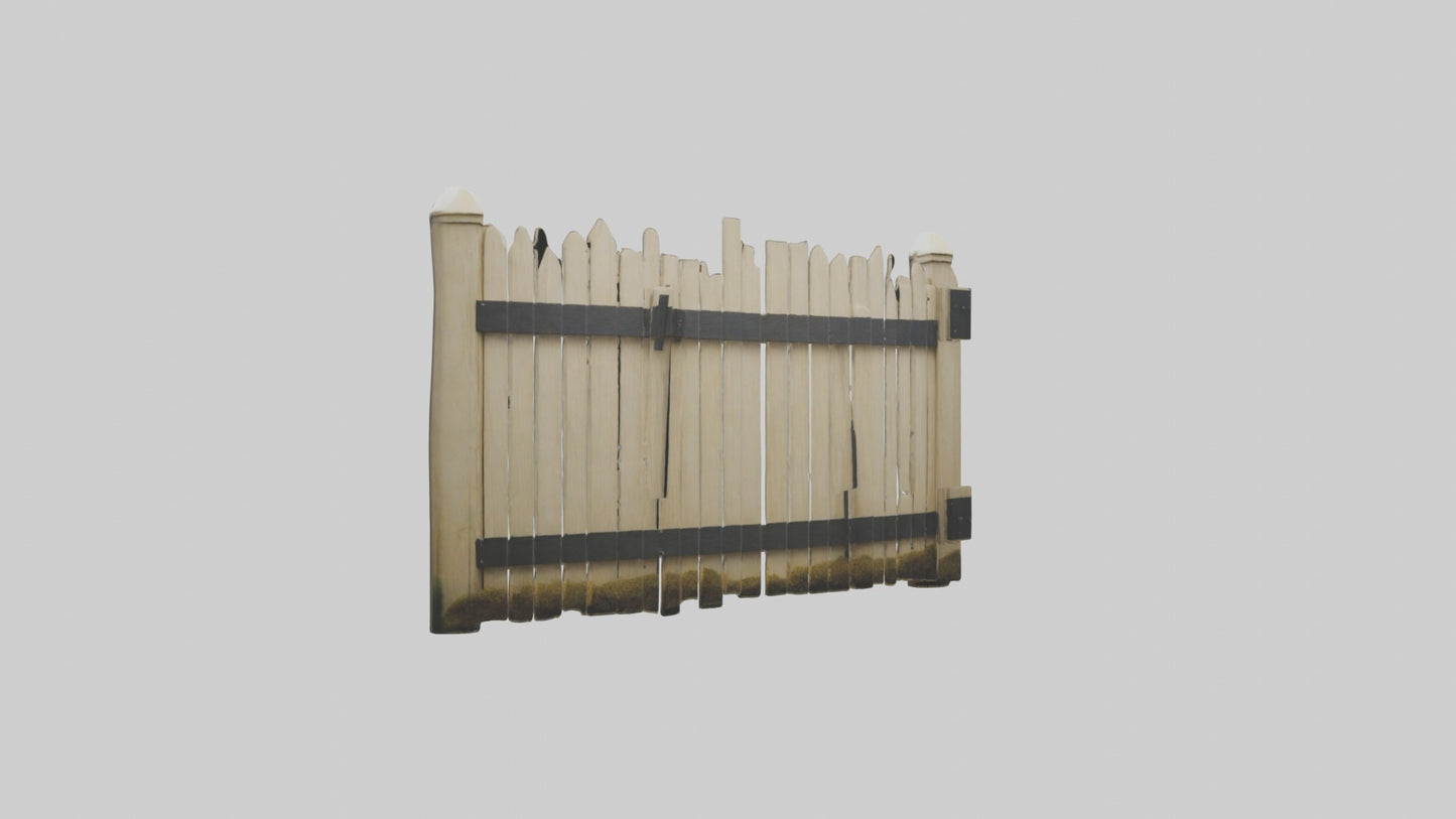 3D model Farmfence Model VR / AR / low-poly