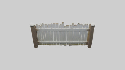 3D model Farmfence Model VR / AR / low-poly