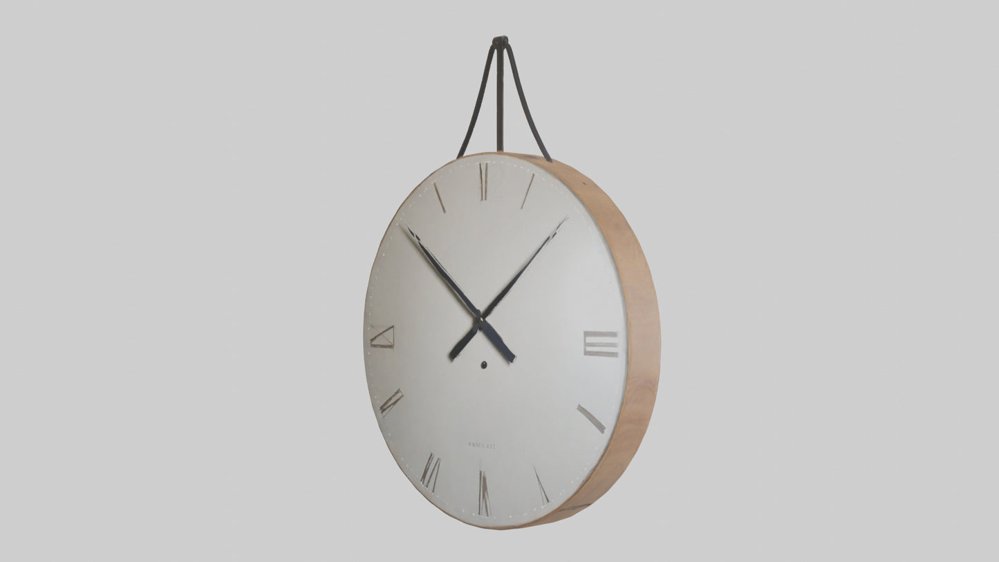 Farmhouse Minimalist Wall Clock model 3D model