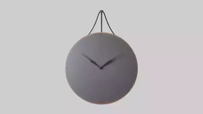 Farmhouse Minimalist Wall Clock model 3D model