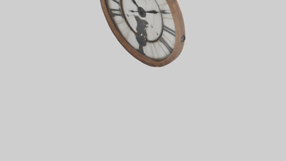 Farmhouse Rustic Wall Clock model 3D model