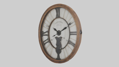 Farmhouse Rustic Wall Clock model 3D model