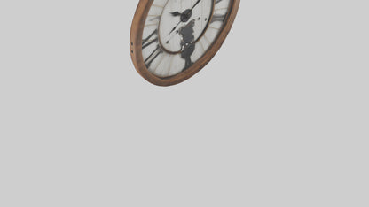 Farmhouse Rustic Wall Clock model 3D model
