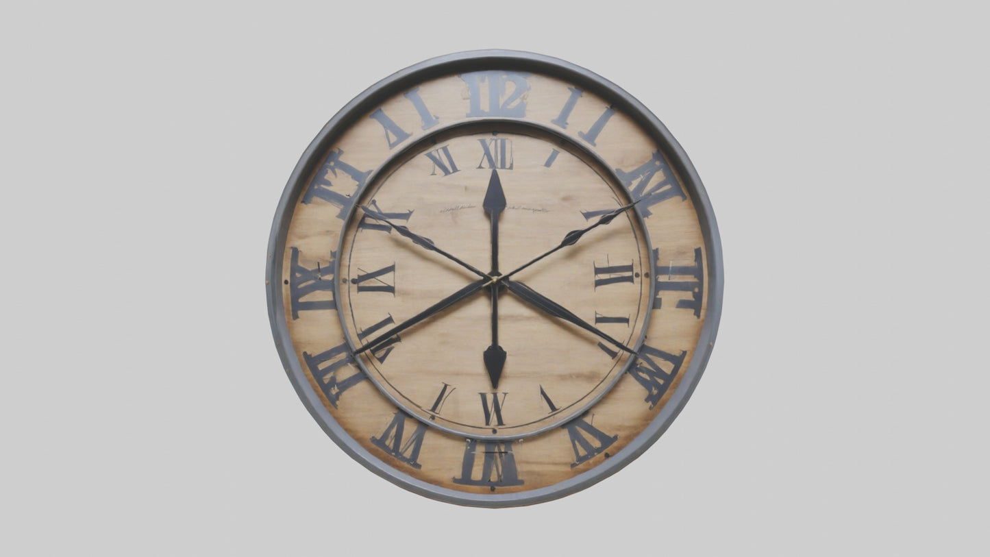 Farmhouse style wall model VR / AR / low-poly