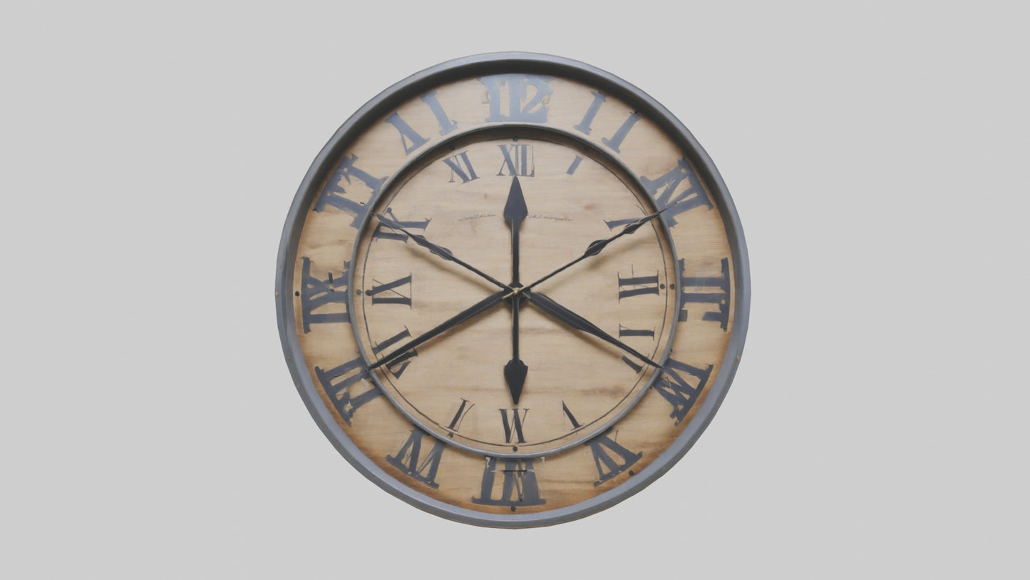 Farmhouse style wall model VR / AR / low-poly