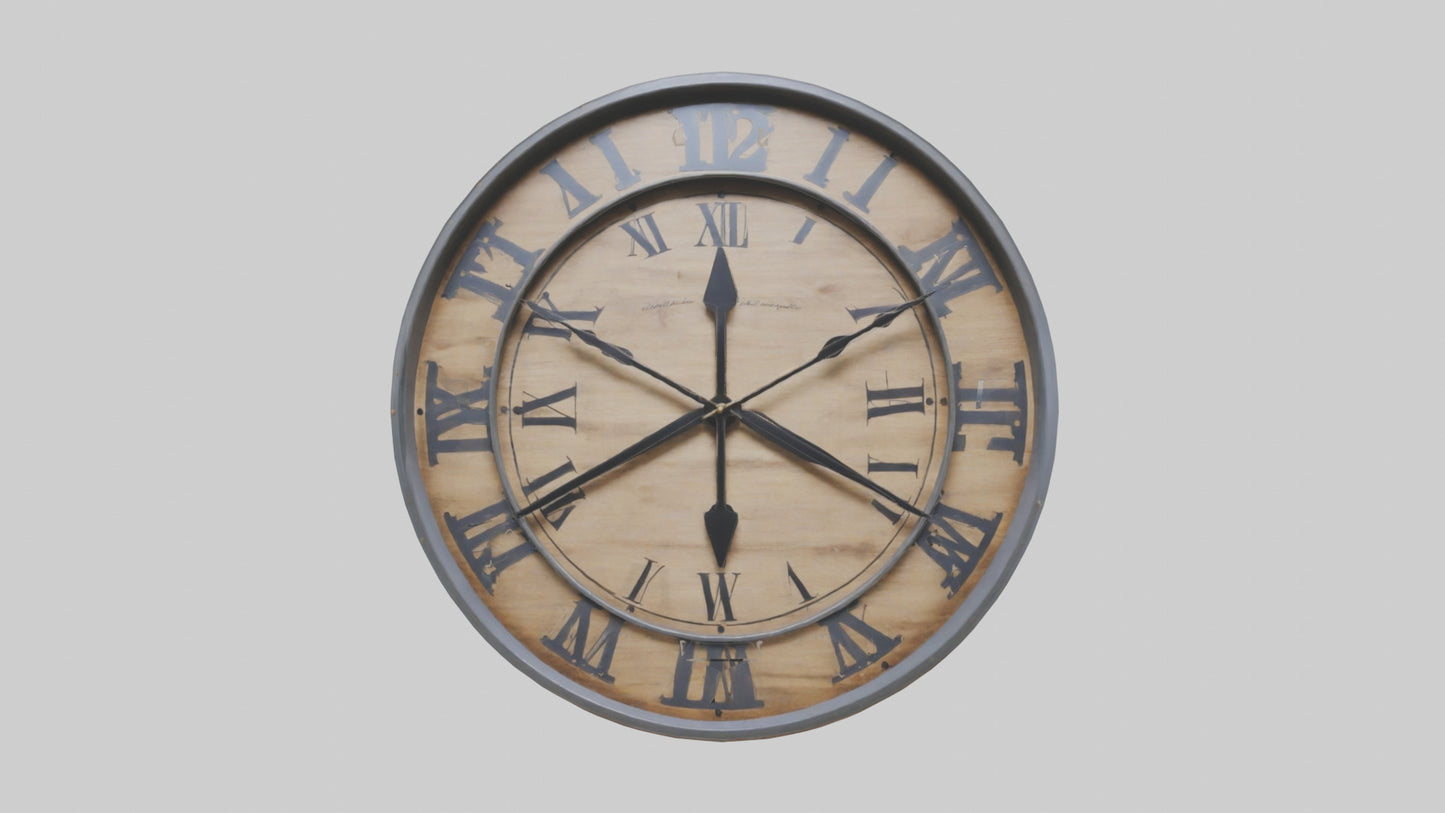 Farmhouse style wall model VR / AR / low-poly