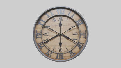 Farmhouse style wall model VR / AR / low-poly