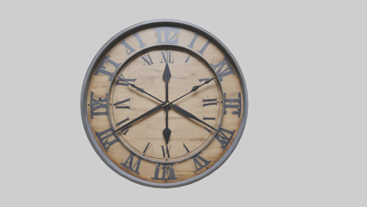 Farmhouse style wall model VR / AR / low-poly