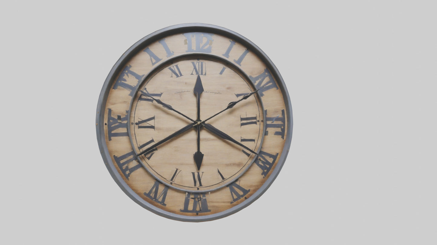 Farmhouse style wall model VR / AR / low-poly