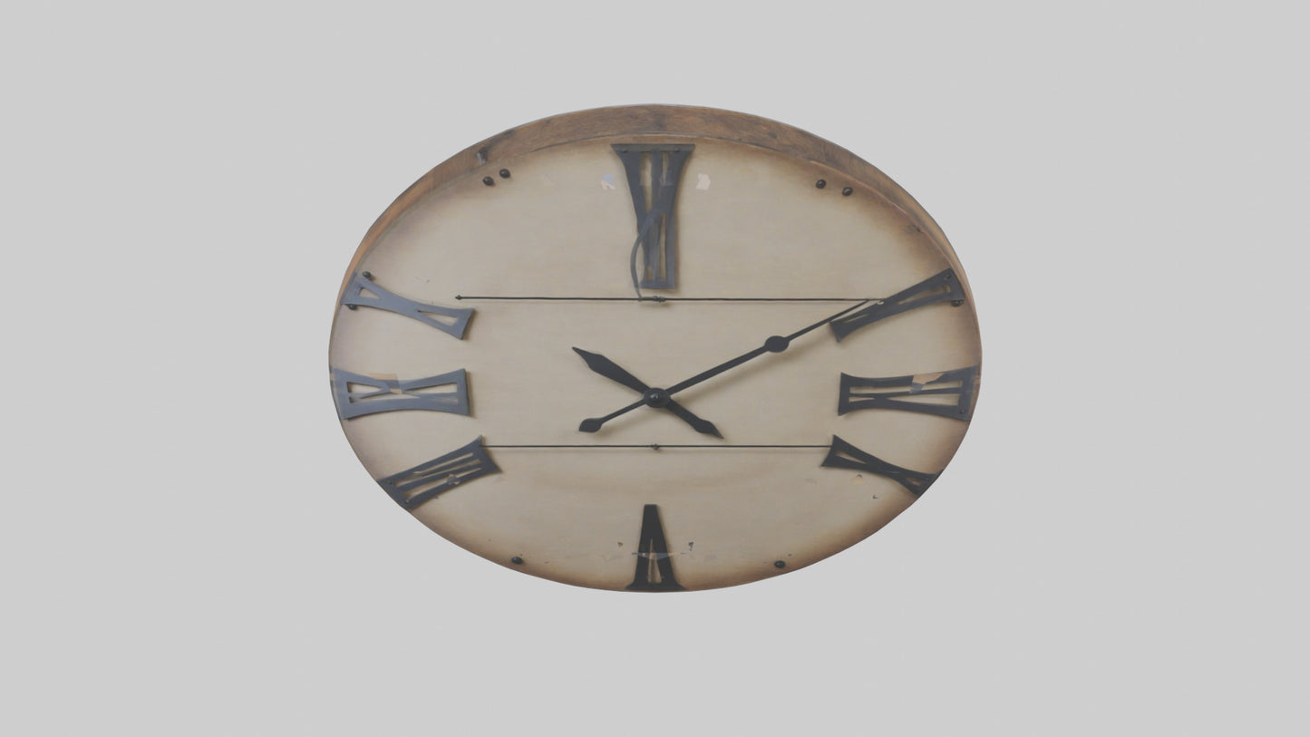 Farmhouse style wall model VR / AR / low-poly