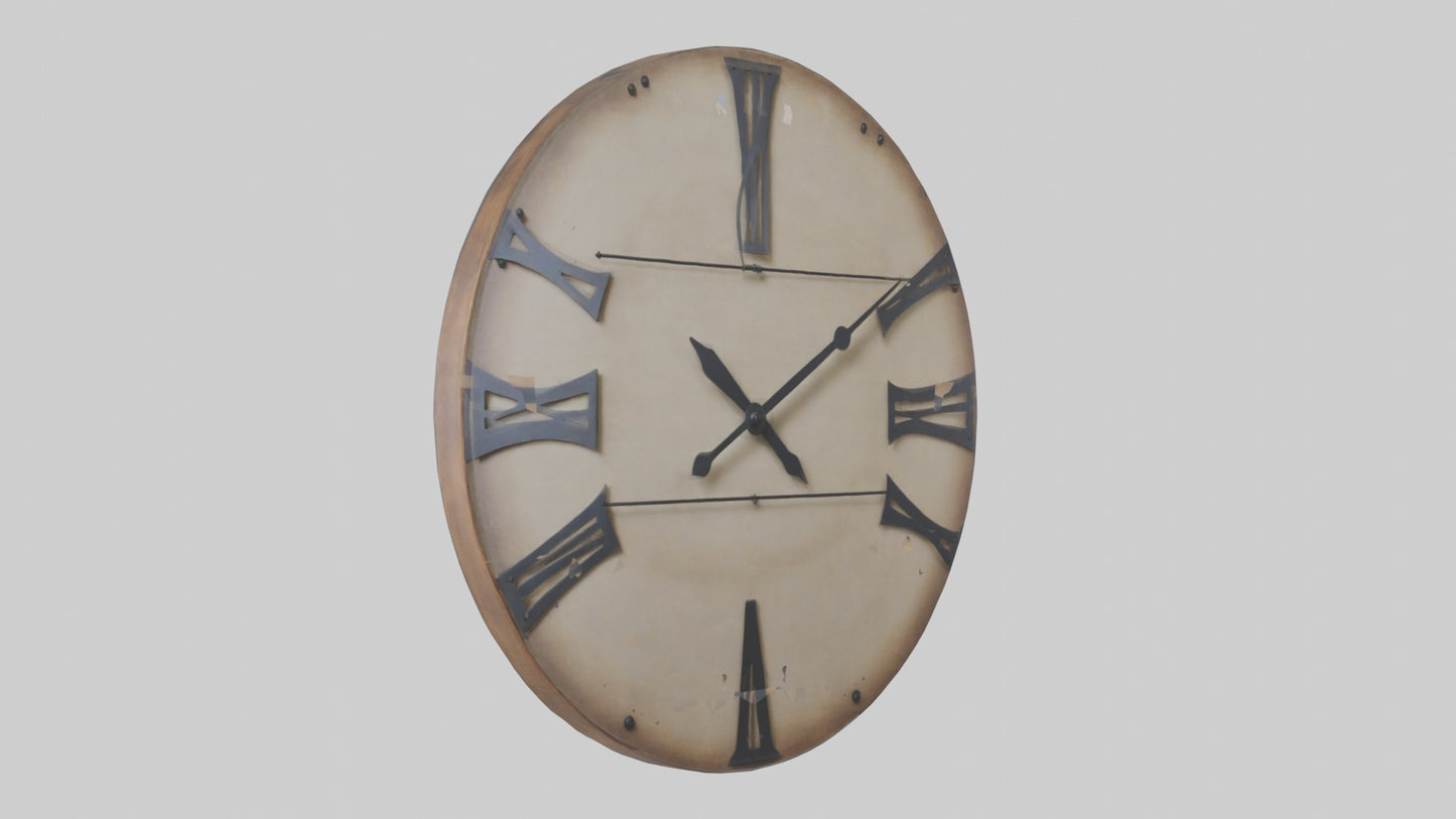 Farmhouse style wall model VR / AR / low-poly