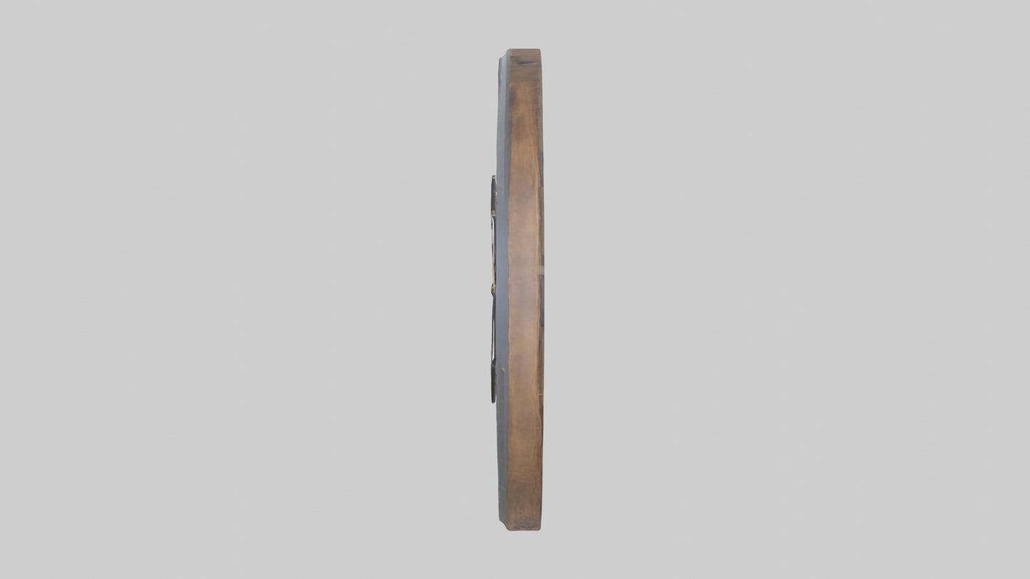 Farmhouse style wall model VR / AR / low-poly