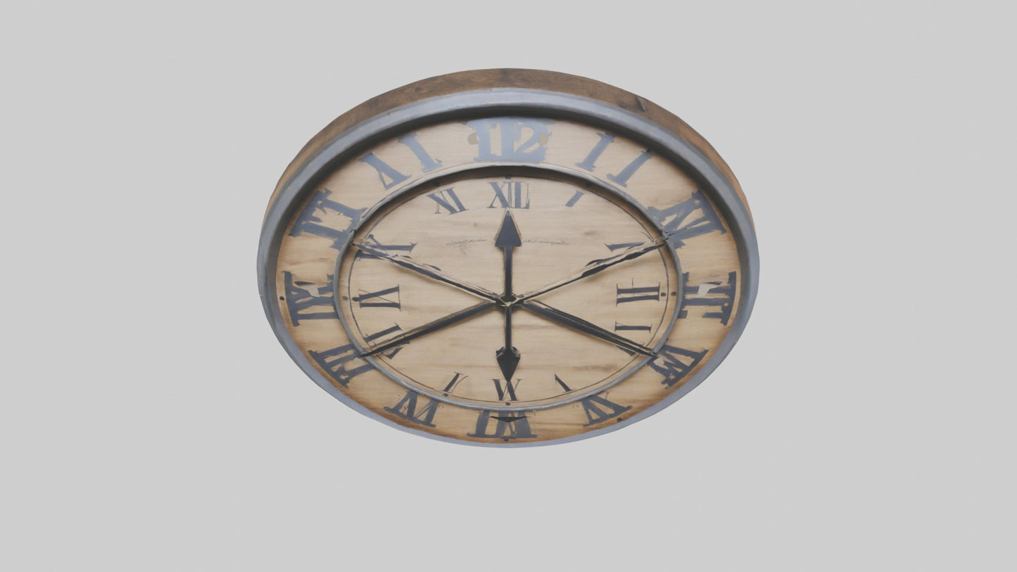 Farmhouse style wall model VR / AR / low-poly